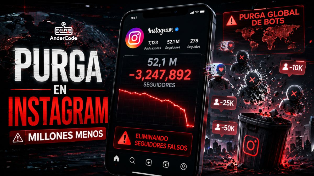 Instagram hace limpieza masiva: millones de seguidores desaparecen de cuentas famosas