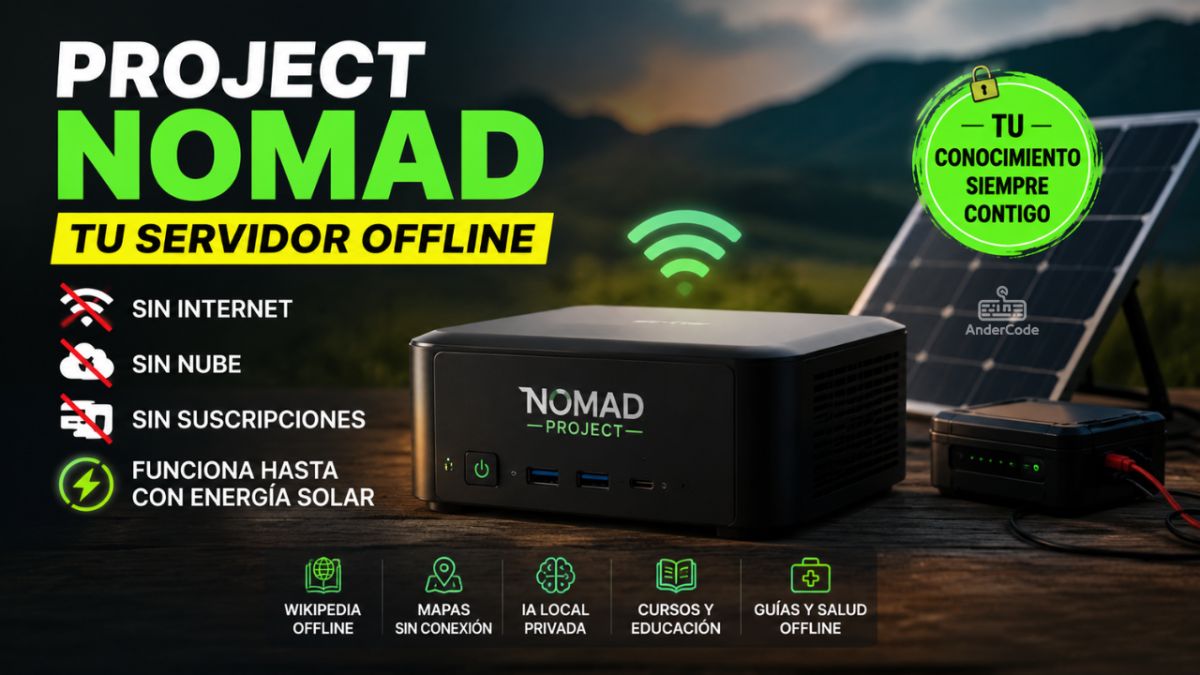 Project NOMAD: el servidor offline con IA que funciona sin Internet, nube ni suscripciones