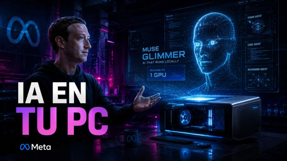 Meta lanza Muse Glimmer: una IA que podrás ejecutar directamente en tu propia PC