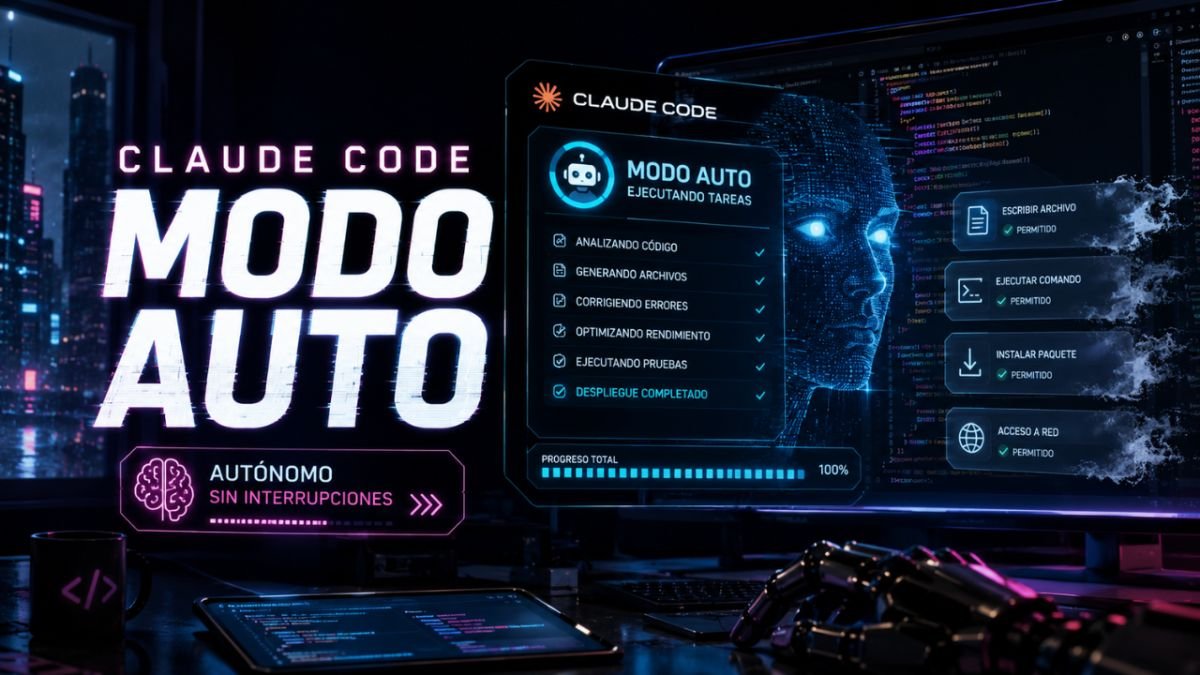 Claude Code da un giro clave: Anthropic impulsa el modo automático para que la IA programe con menos interrupciones