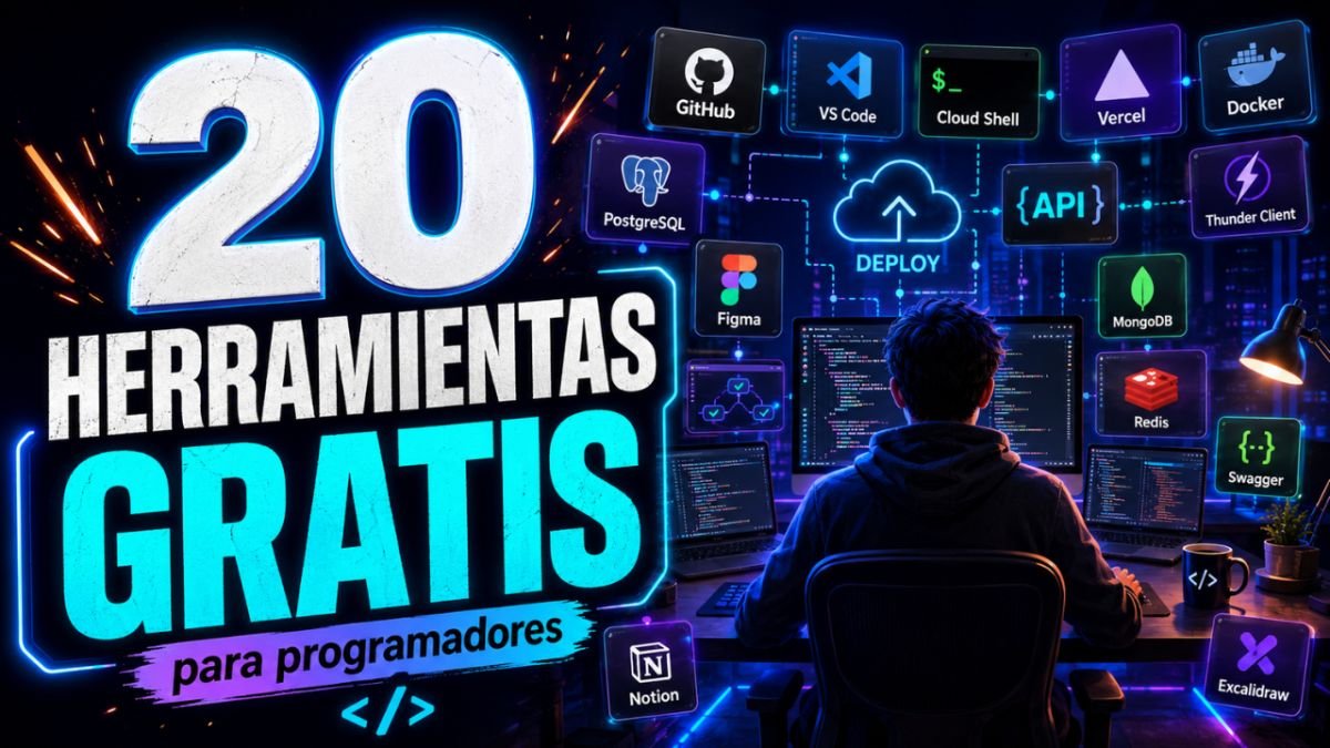 🚀 20 herramientas gratis que todo programador debería probar al menos una vez