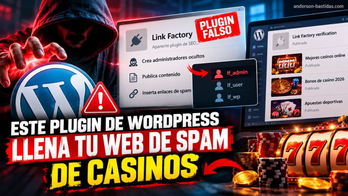 🚨 Alerta WordPress: este falso plugin puede tomar el control de tu web y llenarla de spam