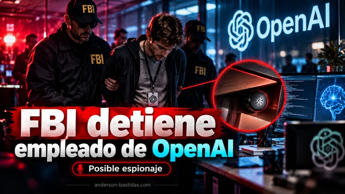 FBI detiene a ingeniero de OpenAI: descubren dispositivo espía en sus oficinas