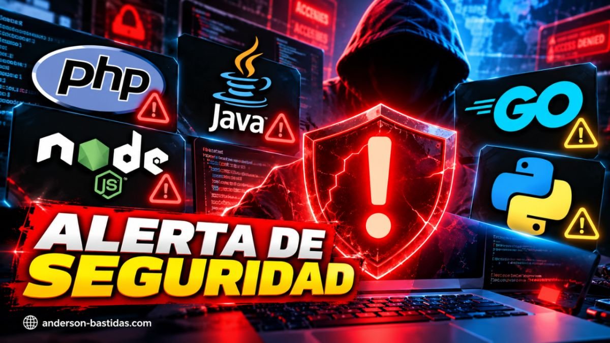 🚨 Alerta para programadores: PHP, Node.js, Java, Go y Python reciben importantes parches de seguridad