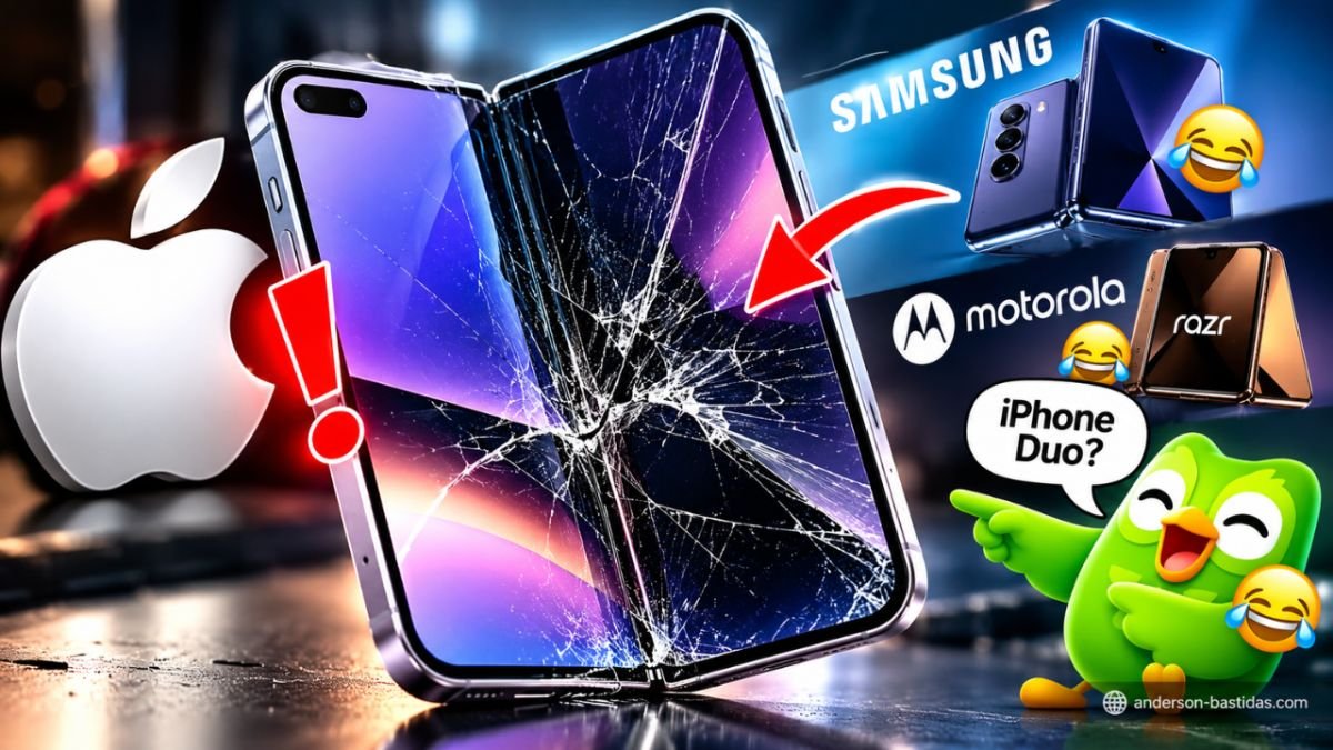 ¡Escándalo en Apple! Su primer iPhone plegable presenta pantallas rotas y sus rivales aprovechan para burlarse