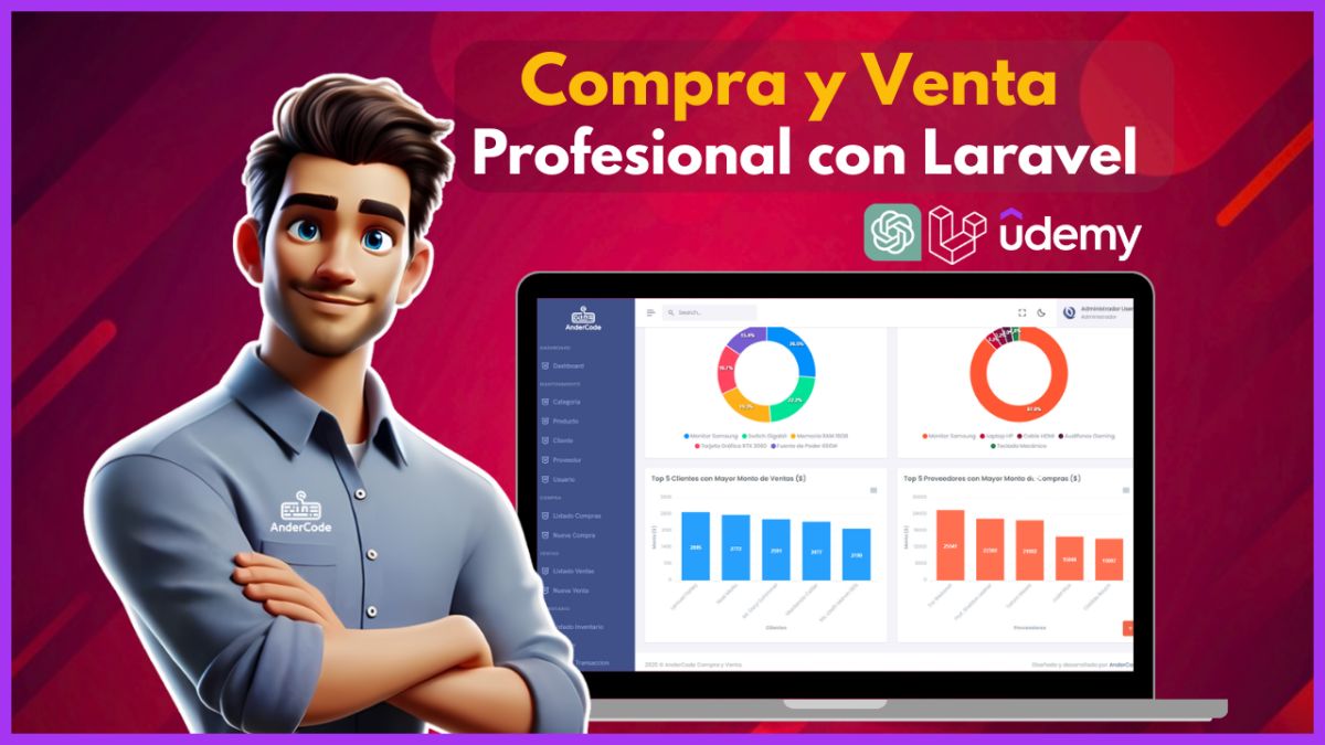 Desarrolla un Sistema de Compra y Venta con Laravel +ChatGPT