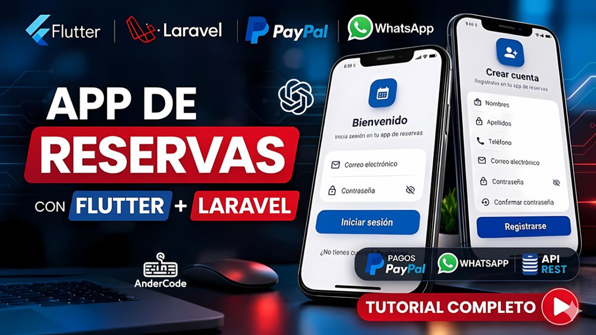 App de Reservas con Flutter, Laravel, PayPal y WhatsApp